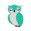 Erstwilder Olive Owl Brooch AH1BH05