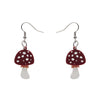 Erstwilder Twinning Toadstools Drop Earrings AH1EG02