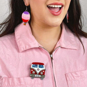 Erstwilder Vagabond Wheels Brooch AH1BH14