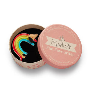 Erstwilder Rainbow Ruff Brooch AH1BH17