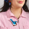 Blue Jay Way Brooch