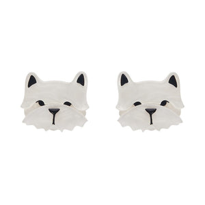 Erstwilder Winston the Westie Earrings AH1EG04