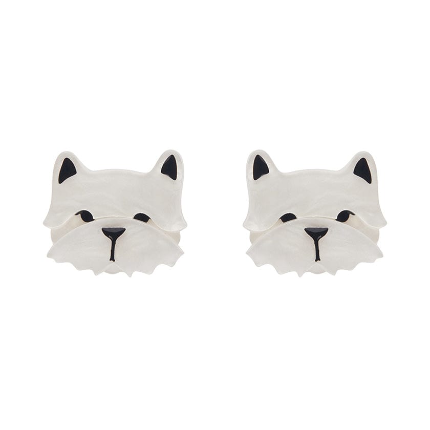 Erstwilder Winston the Westie Earrings AH1EG04