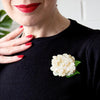 Heartfelt Hydrangea Brooch