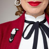Marjorie Magpie Brooch