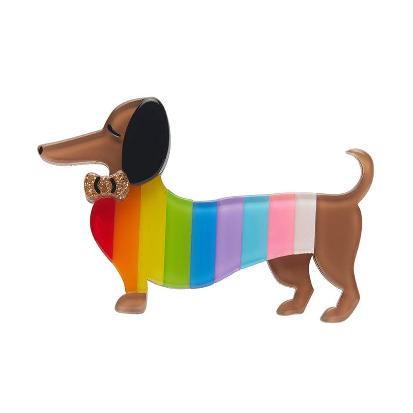 Erstwilder Pride & Joy Spiffy the Supportive Dog Brooch AD1BH07