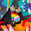 Elissa the Rainbow Cat Brooch