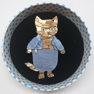 Erstwilder Tom Kitten Brooch BH6783-3090
