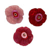 Wild Rose Bouquet Brooch Set